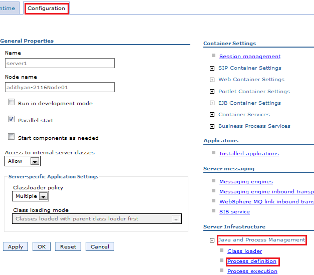 APMインサイトのJavaエージェント：WebSphere（2）